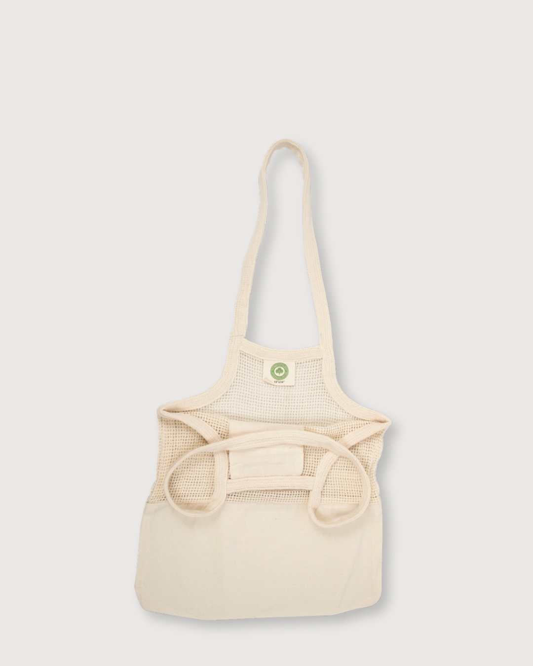 Mesh & Fabric Tote Bag