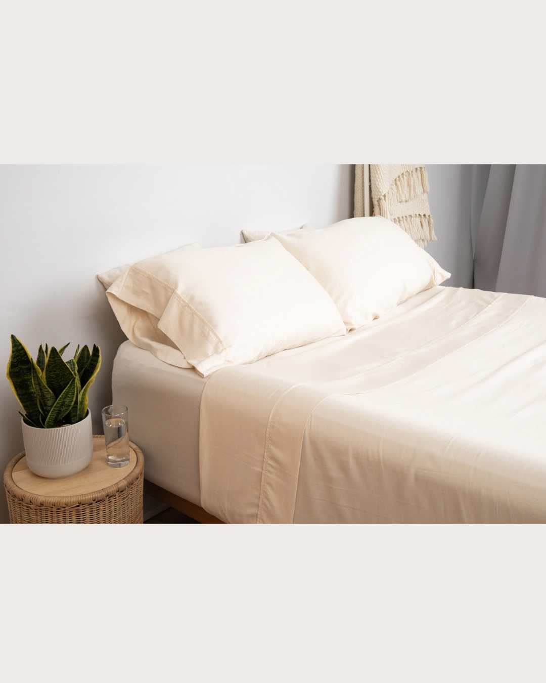 Organic Sateen Bed Sheets Set