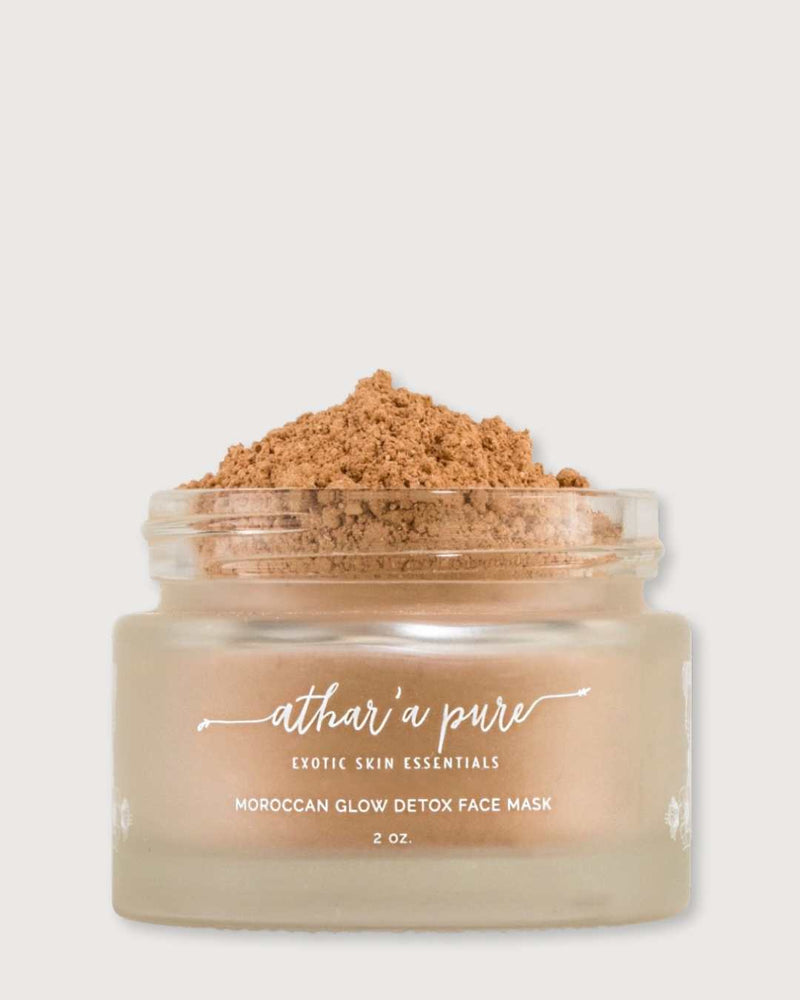 Moroccan Glow Detoxifying Face Mask (Vegan, 100% Natural)