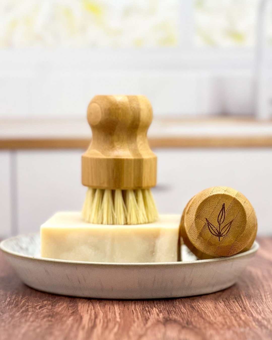 Sustainable Bamboo & Natural Sisal Pot Brush