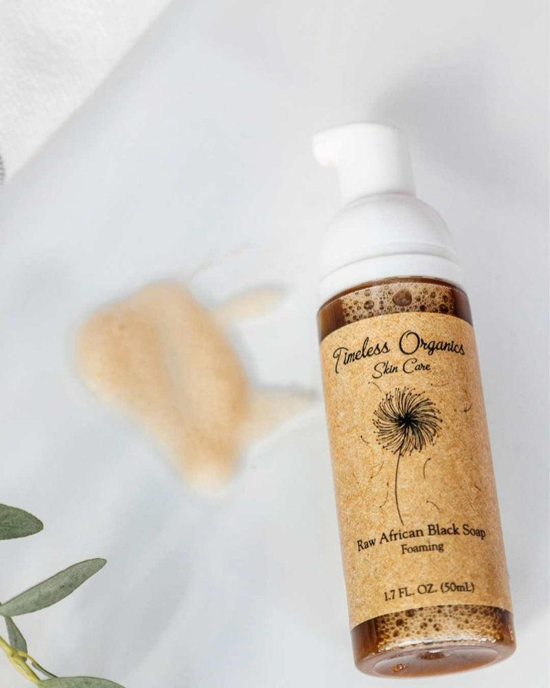 Liquid RAW African Black Soap - Foaming