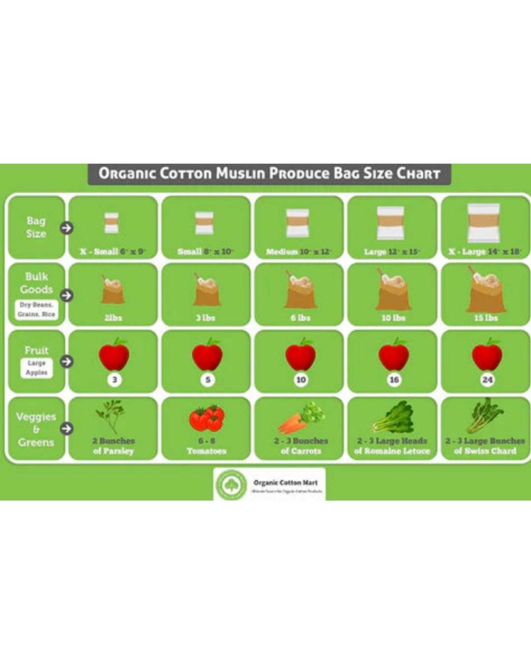 Muslin Produce Bags
