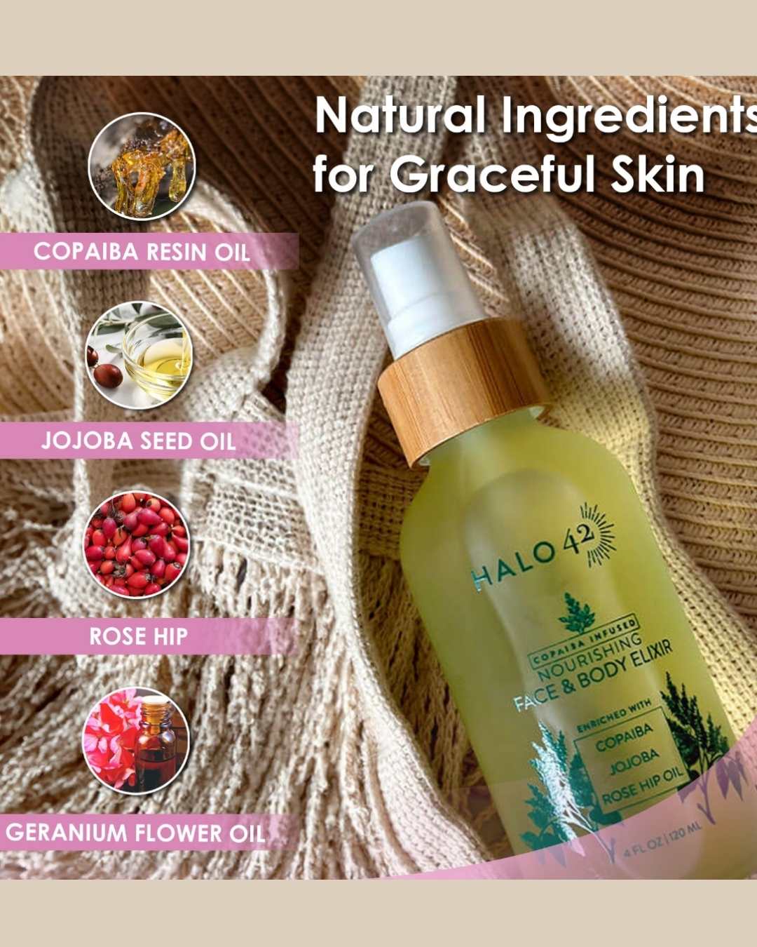 Copaiba-Infused Moisturizing Face and Body Oil Elixir