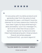 Tallow-Based Oil Cleanser