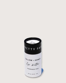 Fragrance Free Tallow + Honey Lip Butter in Eco-Friendly Travel Tubes